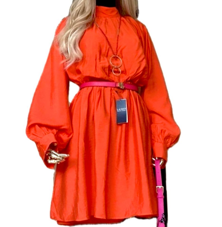 Samsøe Samsøe Ebbali dress in Orange - Kleid kurz in Orange in Lübeck