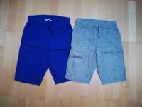 2 Jungen Shorts, H&M, Gr. 140, blau und khaki Baden-Württemberg - Fellbach Vorschau