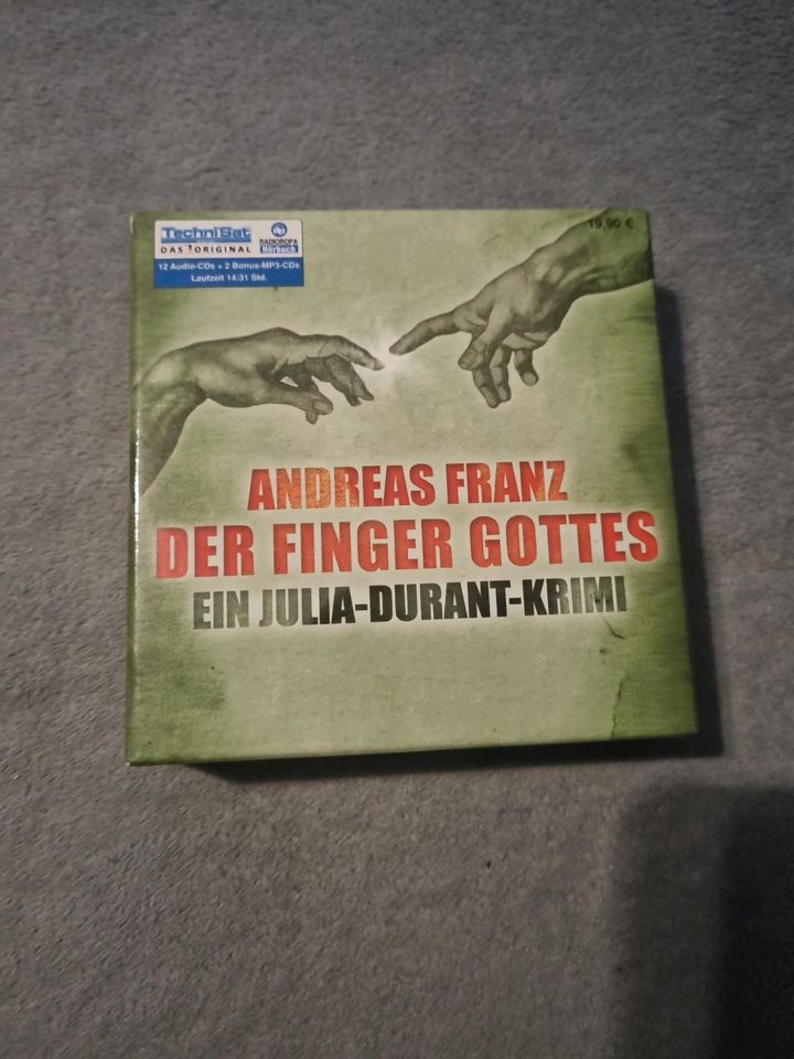 Andreas Franz - Der Finger Gottes 12+2 Disc CD Hörbuch in Haan