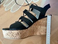 Plateau Sommerschuhe, Gr. 38, Leder NEU NP 149,90€ München - Hadern Vorschau