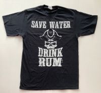 Neu unbenutzt: T-Shirt M Save Water drink Rum Pirat schwarz Bremen - Schwachhausen Vorschau