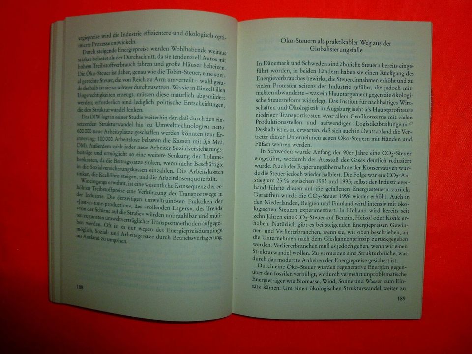 1 original Buch  " Die 10 Globalisierungslügen " vom Mai 1998 * in Schopfheim