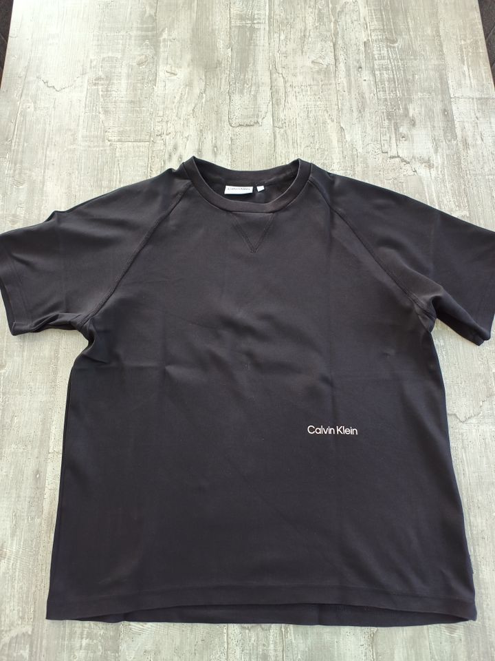 Calvin Klein T-Shirt loose/relax fit in schwarz/weiß - Gr.L - TOP in Küps