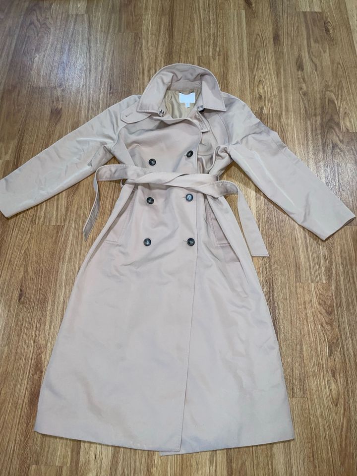 Trenchcoat beige H&M  Gr XS S in Frankfurt am Main