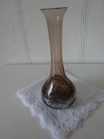 Vintage Vase Kristallglas grau/schwarz Bubbles 16 cm Schleswig-Holstein - Preetz Vorschau