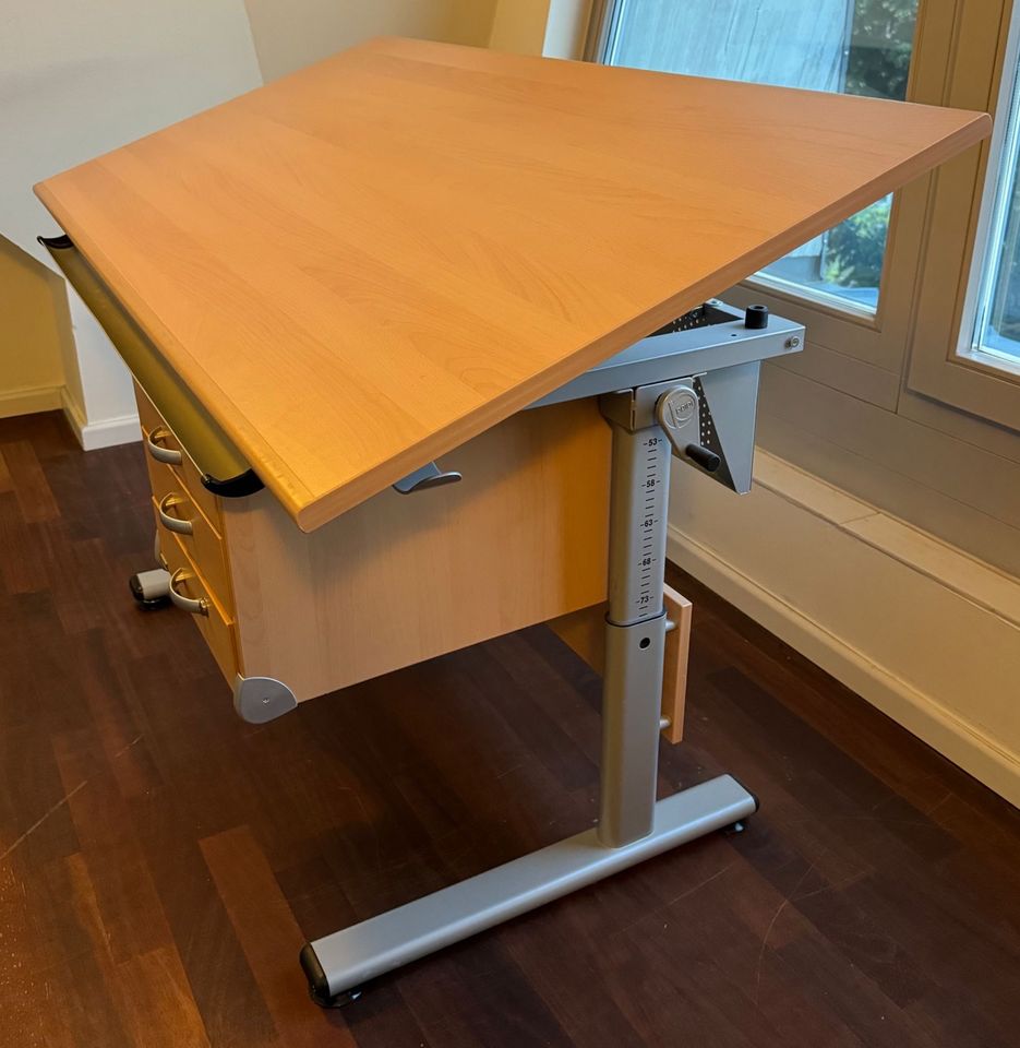 Schreibtisch mit Tischerweiterung in Radebeul