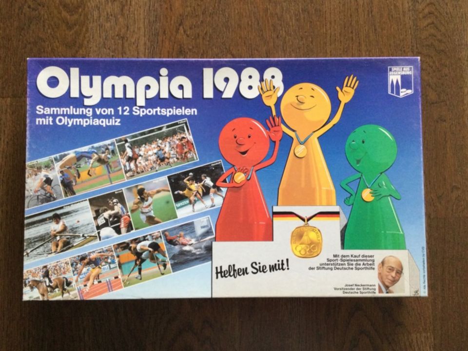 Olympia 1988 - Sammlung von 12 Sportspielen mit Olympiaquiz in Hallbergmoos