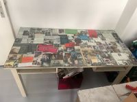 Schreibtisch / Arbeitstisch mit Glasplatte Berlin - Hohenschönhausen Vorschau