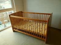 Babybett/Kinderbett umbaubar Massivholz 70x140 Baden-Württemberg - Ellwangen (Jagst) Vorschau