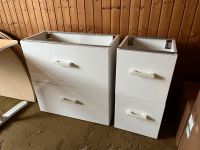 IKEA Küchen Unterschrank mit je 2 Schubladen weiß Schleswig-Holstein - Neumünster Vorschau