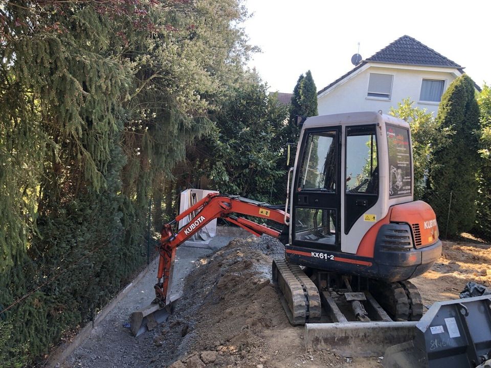 Bagger, Minibagger, Radlader, mieten , anmieten, zu Vermietung in Roßdorf