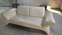 2 Stück Design Ledersofa - weiß / creme Nordrhein-Westfalen - Enger Vorschau