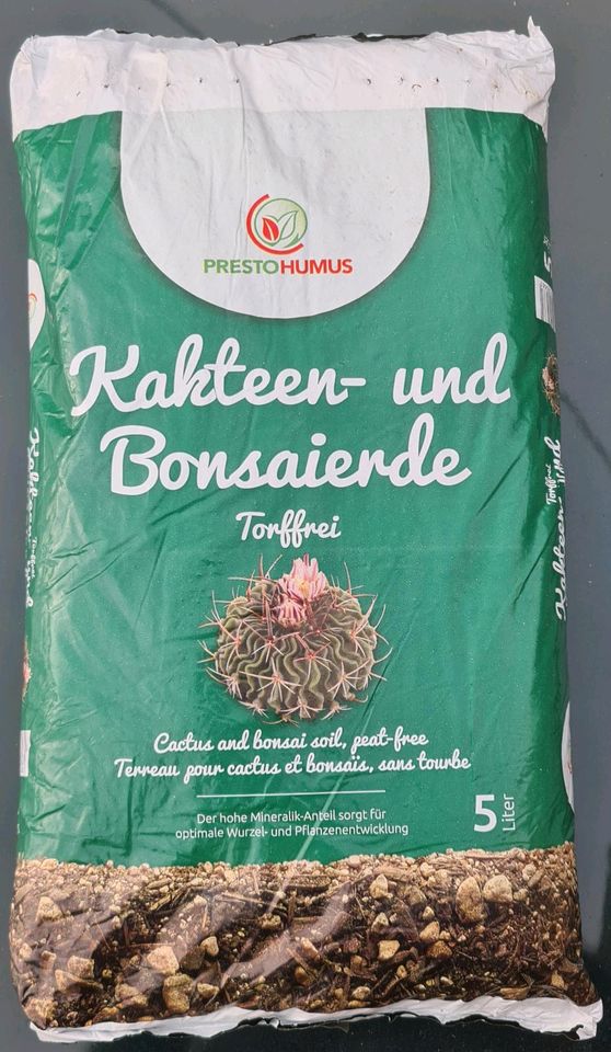 Qualitäts-Kakteen-Bonsaierde 5L in Himmighofen
