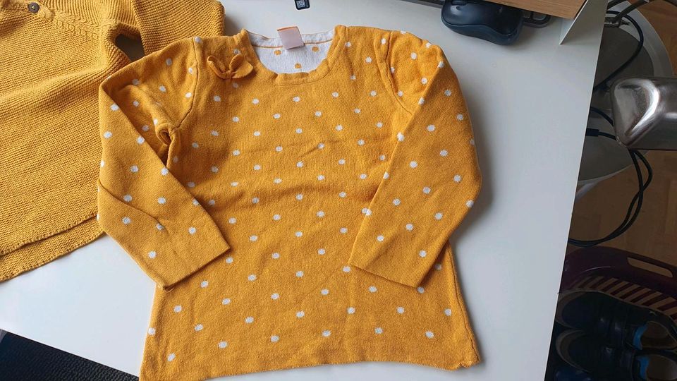 Pusblu Alana Pullover dots 104 senfgelb in Osnabrück