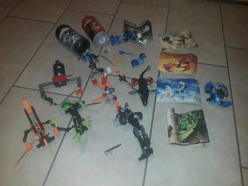 Bionicle Lego Figuren Set Anleitungen sammeln in Emsbüren