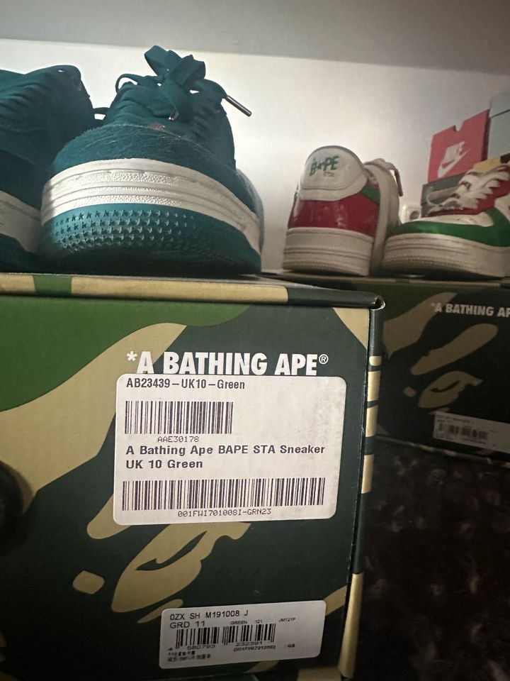 Bape sta Green suede in Stadtbergen