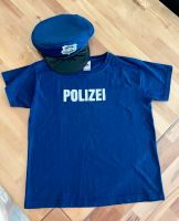 Fast neu Polizei Polizist Kostüm 128 T-Shirt Hut Mütze Käppi Cap Nordrhein-Westfalen - Grevenbroich Vorschau