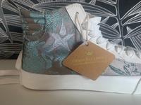 NEU Replay Damen Schuhe High Sneaker Brokat Türkis Silber Gr. 37 Nordrhein-Westfalen - Issum Vorschau