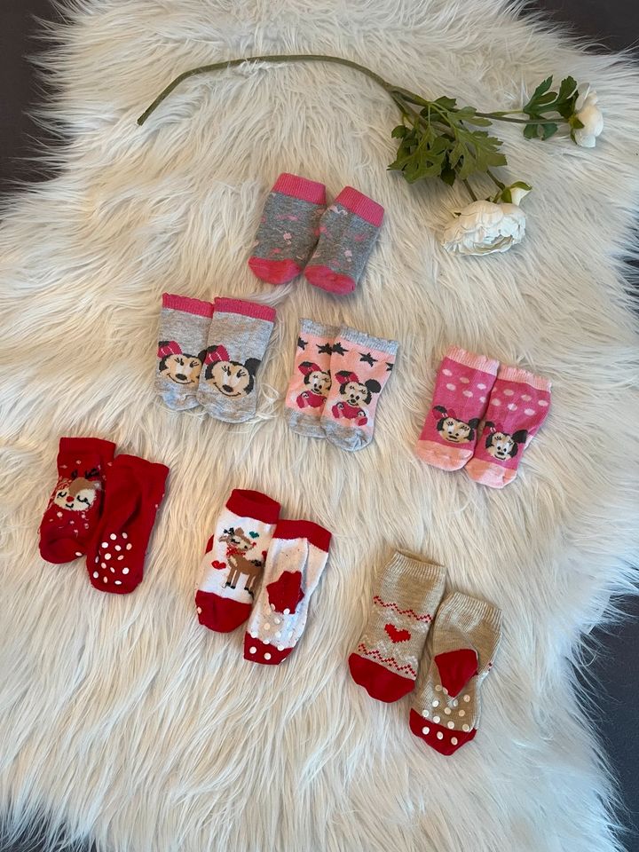 Socken Paket | Disney | Minnie Mouse | Gr. 62/68 | Gr. 15-16 in Bindlach