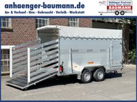 Vezeko Alu Viehanhänger 400x170x190 Rampe-Türkombi TREIBGITTER Nordrhein-Westfalen - Bocholt Vorschau