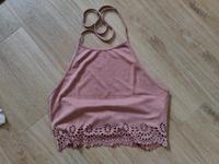 Neckholder Top Velours S M 36 38 mit Cutouts Hessen - Marburg Vorschau