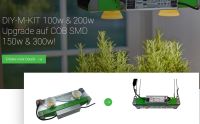 Pro Emit High End COB SMD Grow LED 150W mit Dimmer Dresden - Neustadt Vorschau
