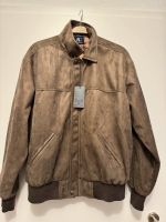 Herrenjacke Blouson Veloursleder-Imitat braun Gr. XL Essen - Essen-Borbeck Vorschau