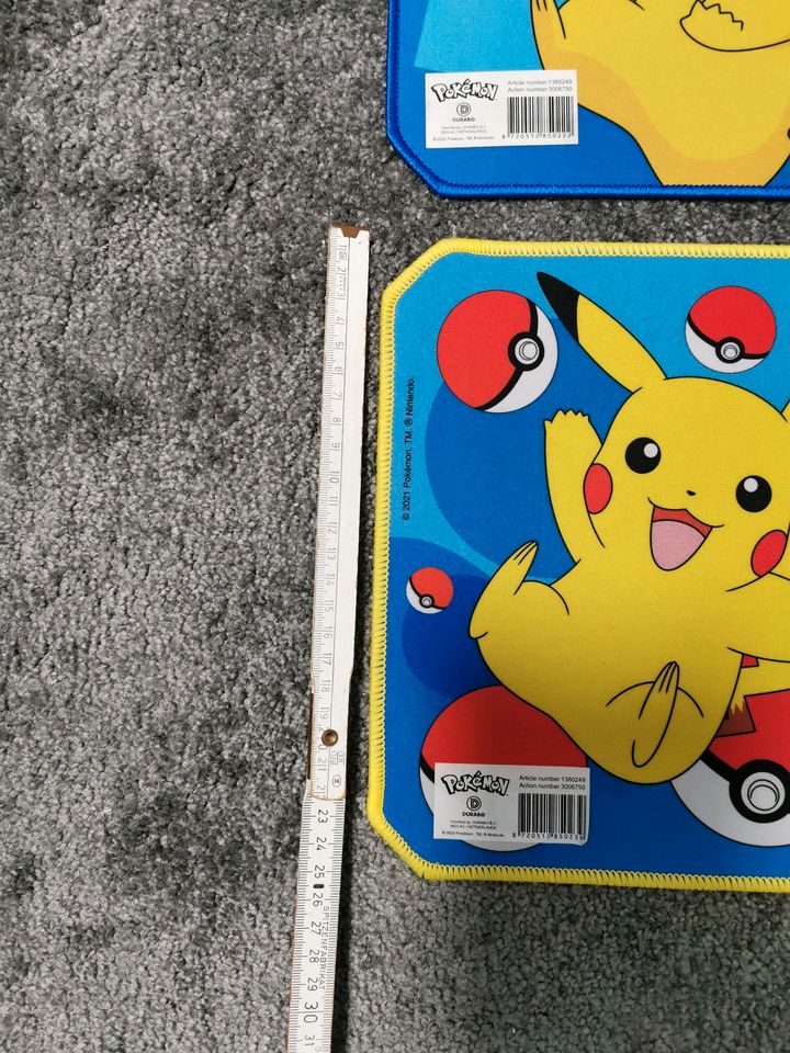 Mouse Pads Pokemon Nintendo Mario Pikachu NEU in Bad Eilsen