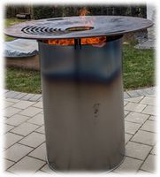 Feuertonne Räuchertonne BBQ Feuerschale Grilltonne Grillplatte Baden-Württemberg - Horgenzell Vorschau