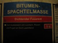 Bitumen-Spachtelmass, Dichtungsmass, Blech-Kaltkleb, Abdicht, 4kg Brandenburg - Potsdam Vorschau