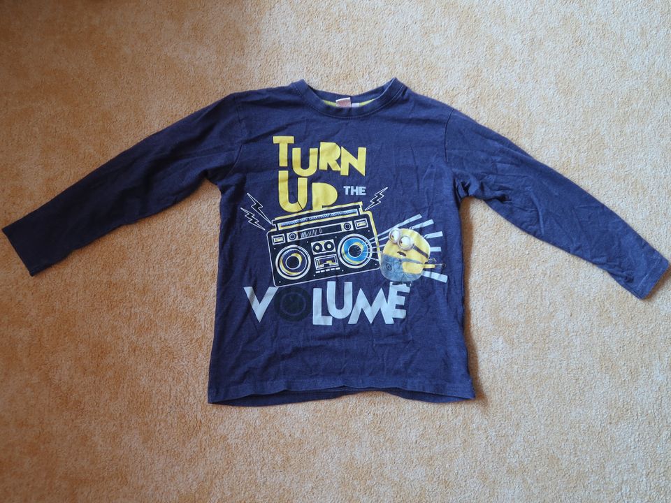 Langarmshirt, Longsleeve, Minion, Grösse 134/140 in Bremen