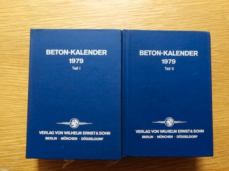 !- Betonkalender 1972, 1978, 1979, 1983, 1985 -! (Einzelpreis) in Wertach