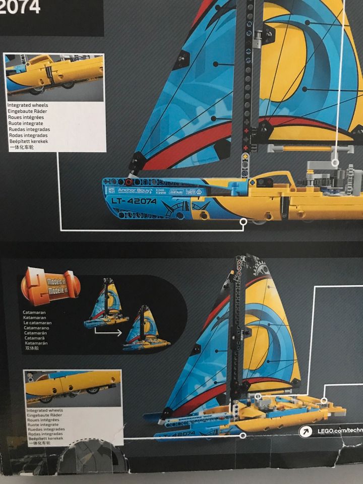 Lego Technic, Set 42074, Rennyacht in Neu-Bamberg
