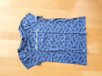 Print-Shirt T-Shirt blau Feder Spruch Muster X-S 34 36 Clockhouse Stuttgart - Stuttgart-Nord Vorschau