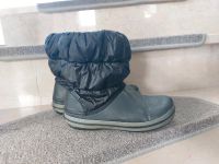 Schwarze Crocs Winterstiefel Winter puff boot  Gr. J3 34/35 Nordrhein-Westfalen - Dormagen Vorschau