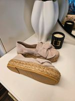 Espadrilles mit Plateau. Rosa. Veloursleder Bayern - Augsburg Vorschau