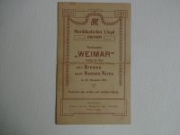 Norddt. Lord Postdampfer Fahrkarte 1907 (88) Sachsen - Prießnitz Vorschau