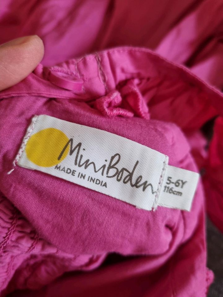 Mini Boden Festtagskleid Kleid Sommer pink Fische 116 Petticoat in Walsrode