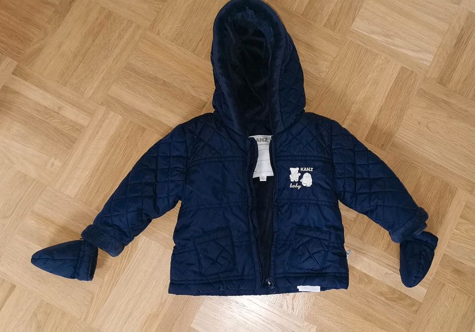 Kanz Winterjacke, Babykleidung, Babywinterjacke, Baby handschuhe in München