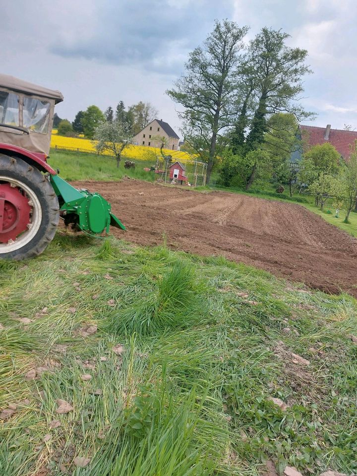 Fräsen, Grubbern, selbstversorger, Blühstreifen in Leopoldshöhe