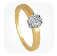 schöner Damen Ring Brillant 0,2 Karat, Gelbgold 585 Größe 53 Bayern - Gilching Vorschau