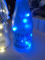 Flaschenlicht mit Spruch,blaue Lichterkette Bayern - Heinersreuth Vorschau