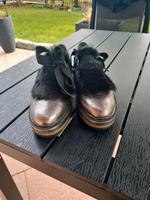Halbschuh in Chromsilber gr. 40 Bayern - Nördlingen Vorschau