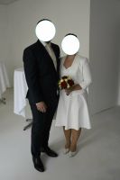 Standesamt Brautkleid Gr. 42 Hochzeit weiß Bayern - Aichach Vorschau