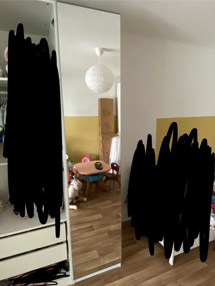 IKEA PAX Eckschrank mit Türen (spiegel) und innen Einrichtungen in Fürth