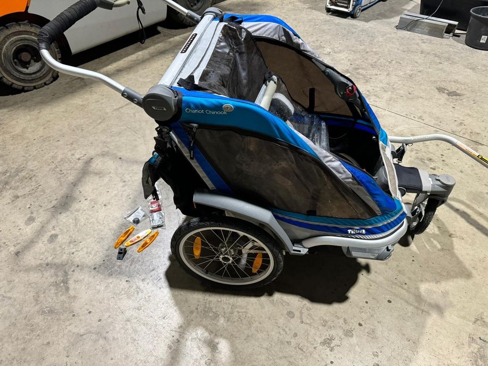 Thule Chariot Chinook 2 blau in Barnstorf