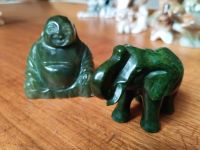 Jade Elefant und Buddha Figuren Antiquität Münster (Westfalen) - Geist Vorschau