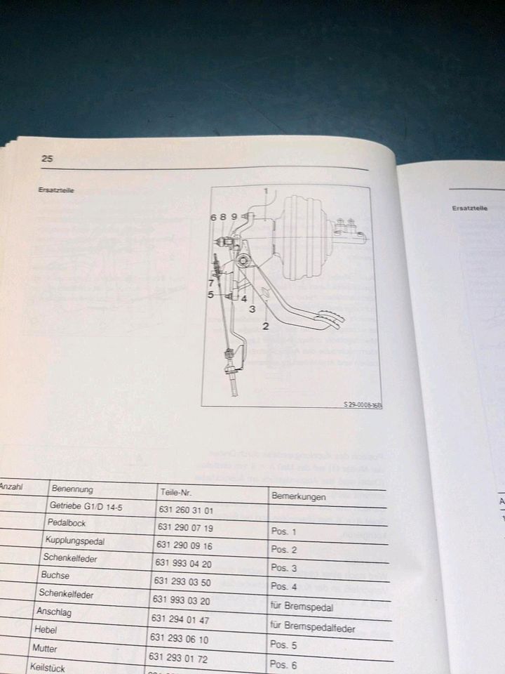 Mercedes MB 100 Werkstatt Handbuch ABS Einführung 1990 in Selters