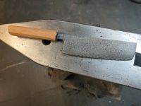 Nakiri Damastmesser Messer Küchenmesser Kochmesser Knife Unikat Bayern - Regen Vorschau