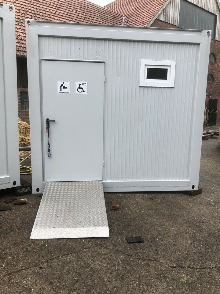 WC Container, Sanitärcontainer, Toilettencontainer, Bürocontainer in Neuenkirchen